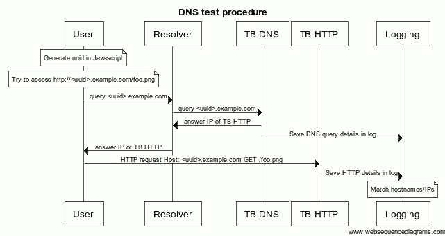 DNS test procedure
