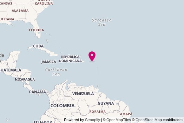 Anguilla on world map
