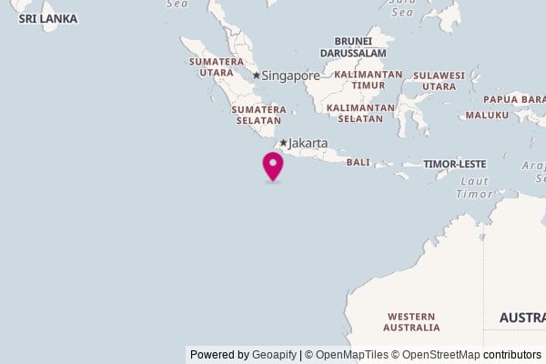 Christmas Island on world map