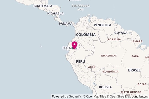 Ecuador on world map