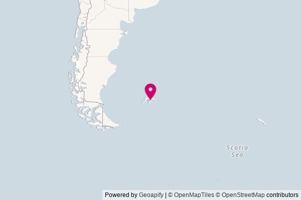 Falkland Islands on world map