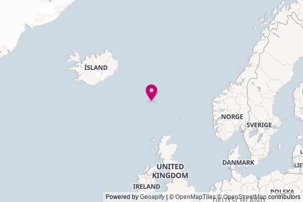 Faroe Islands on world map