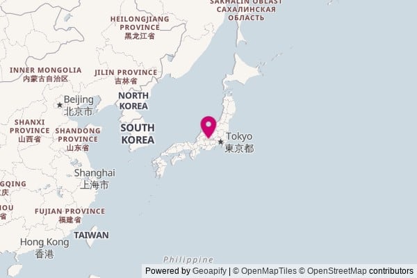 Japan on world map