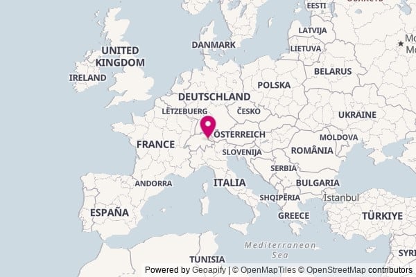 Liechtenstein on world map