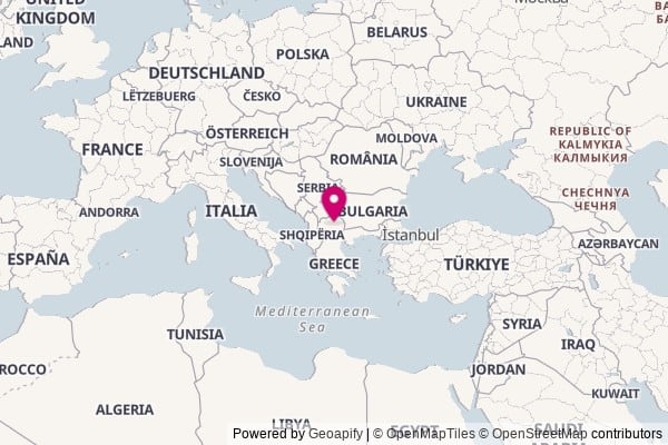 Macedonia on world map