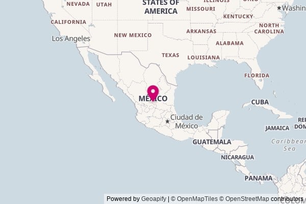 Mexico on world map