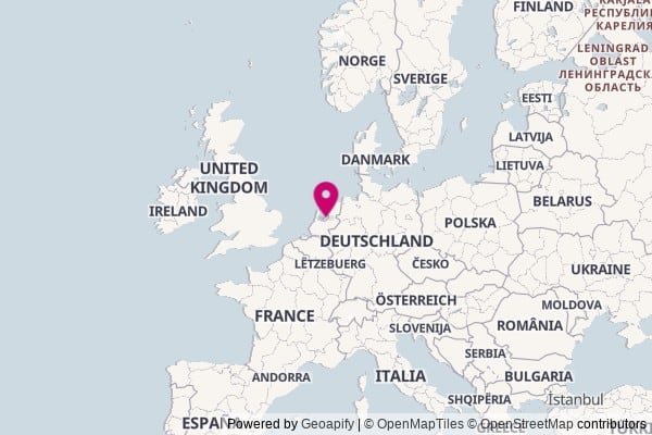Netherlands on world map