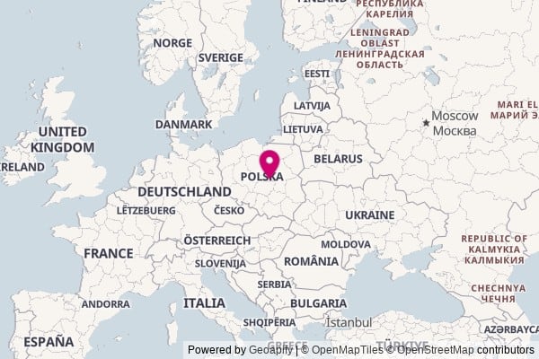 Poland on world map