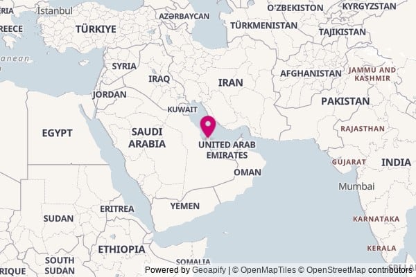 Qatar on world map
