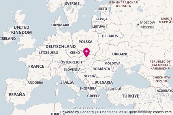 Slovakia on world map
